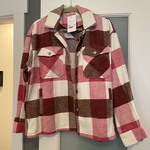 Plaid shacket